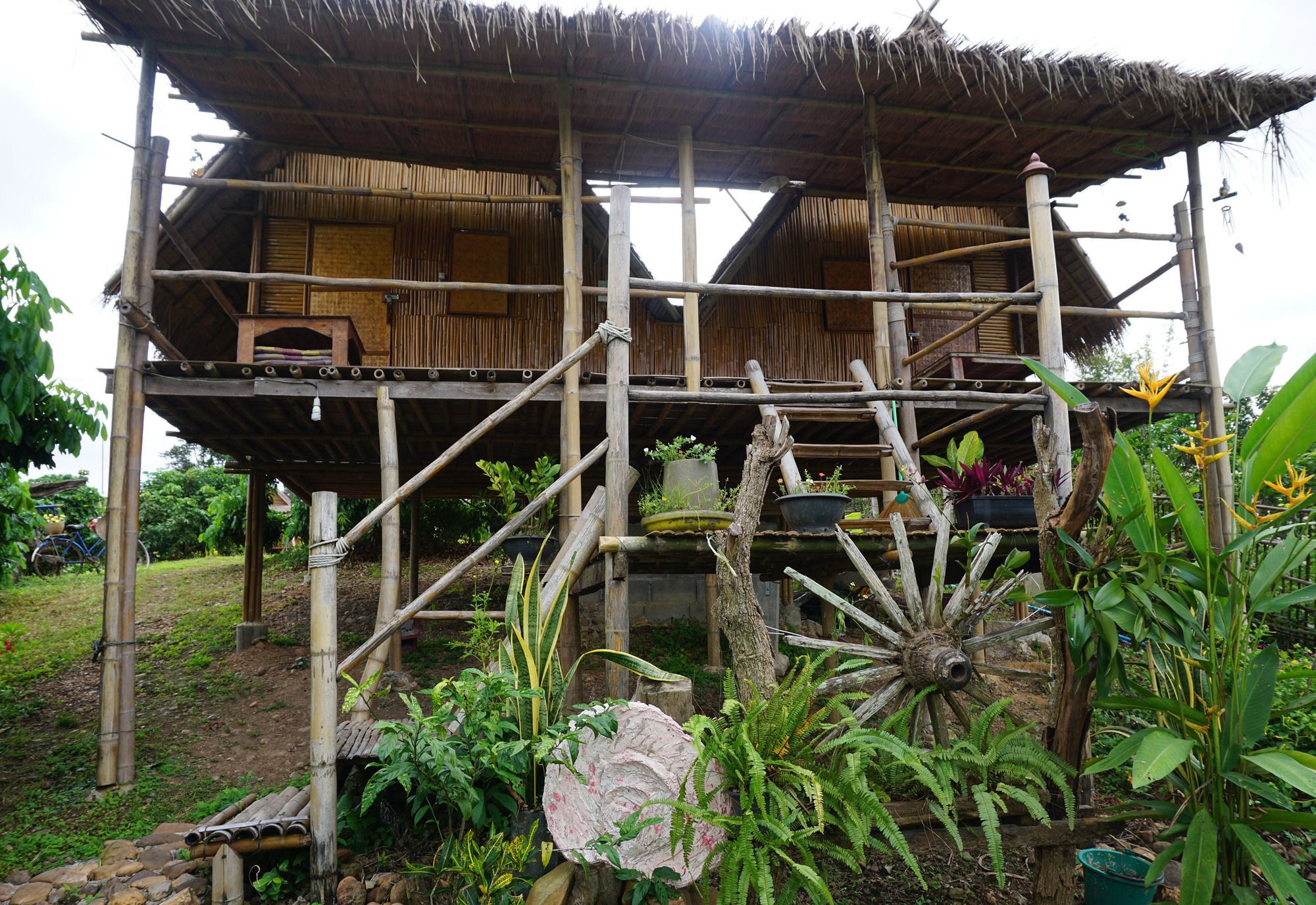 Baan 2 Dao Farmstay - Hostel Chiang Dao Eksteriør billede