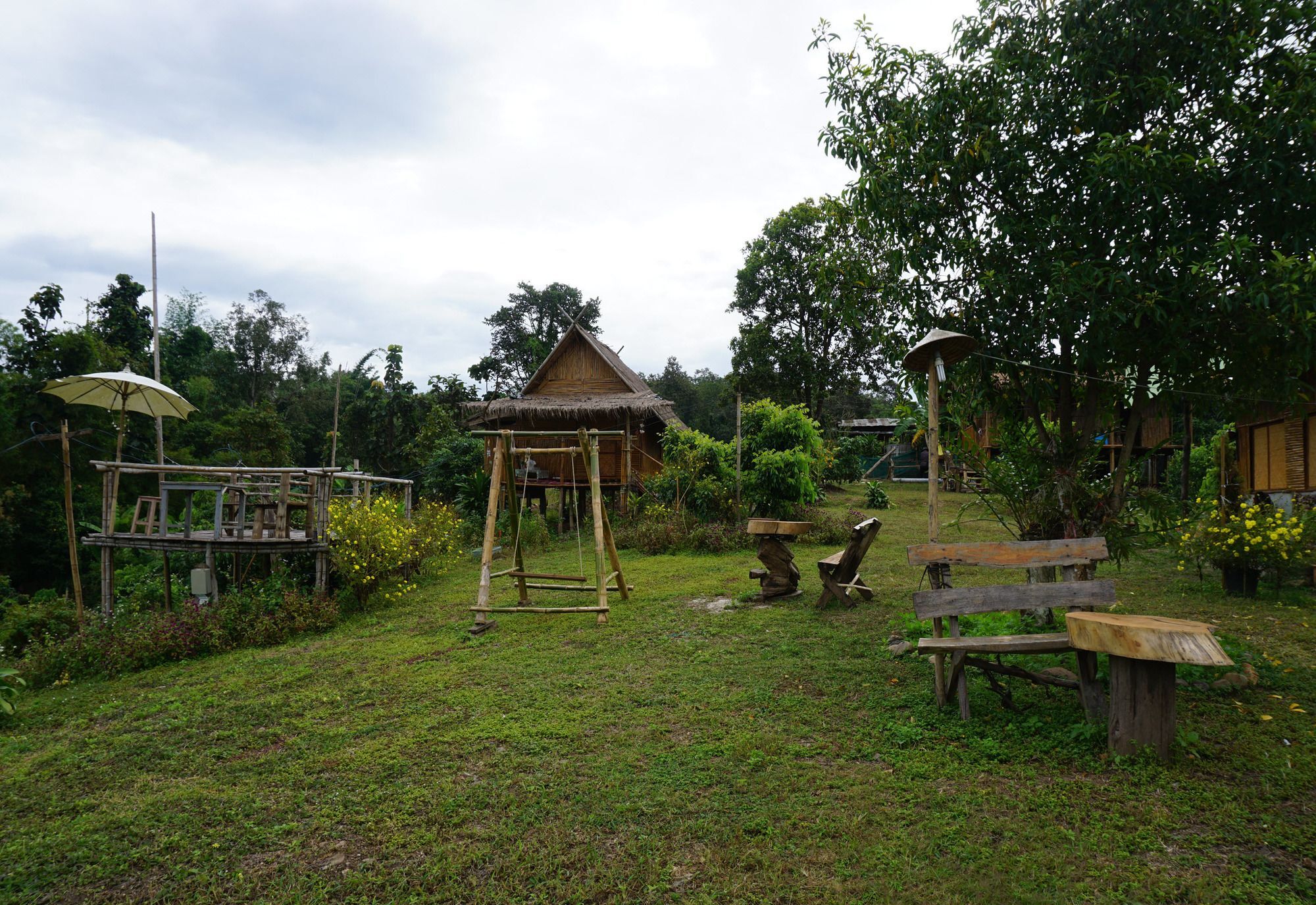 Baan 2 Dao Farmstay - Hostel Chiang Dao Eksteriør billede